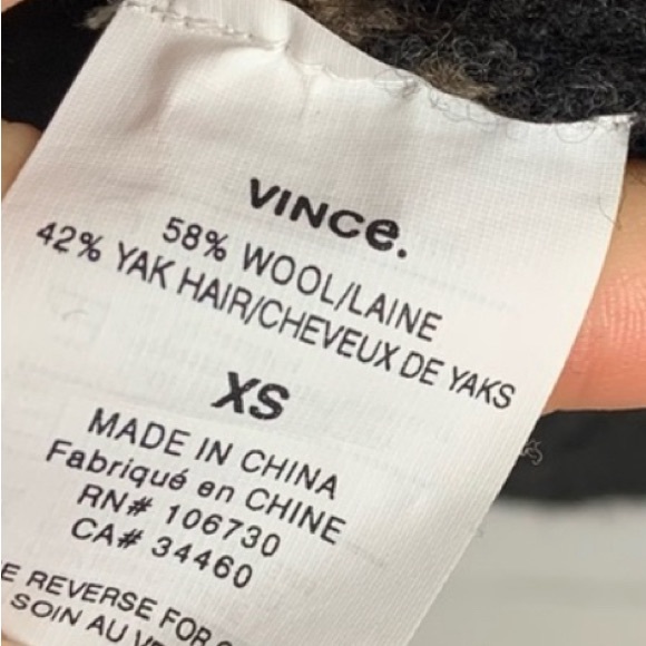 Vince wool/Yak crew neck sweater . Size XS - Picture 5 of 5